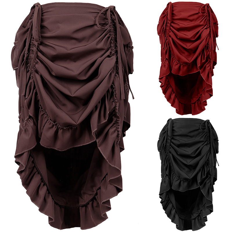 Steampunk Victorian Pleated Co - đánh giá và giá Skirts