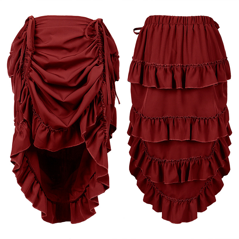 Steampunk Victorian Pleated Co - đánh giá và giá Skirts