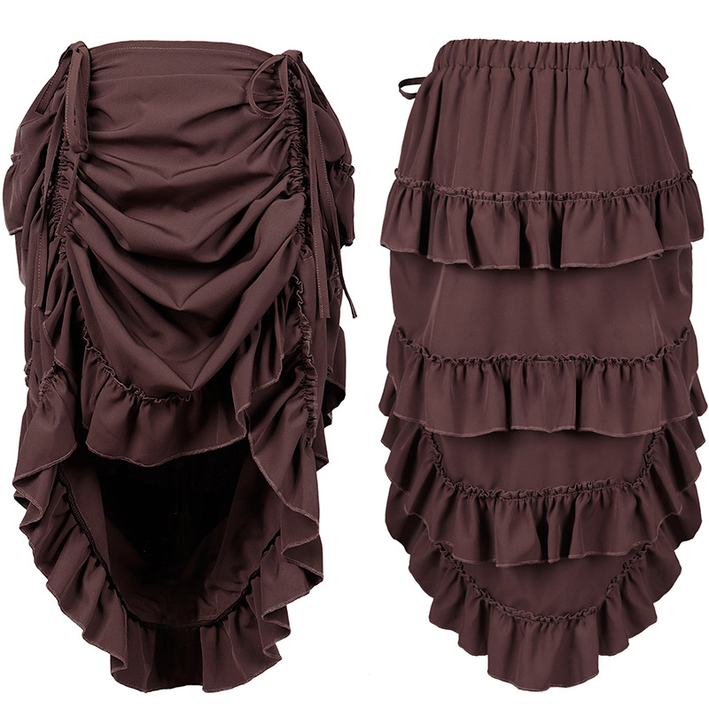 Steampunk Victorian Pleated Co - đánh giá và giá Skirts