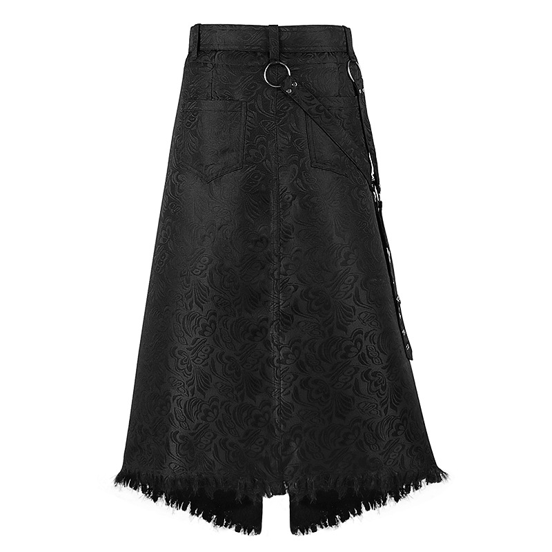 Men Gothic Jacquard Asymmetry  - đánh giá và giá Skirts