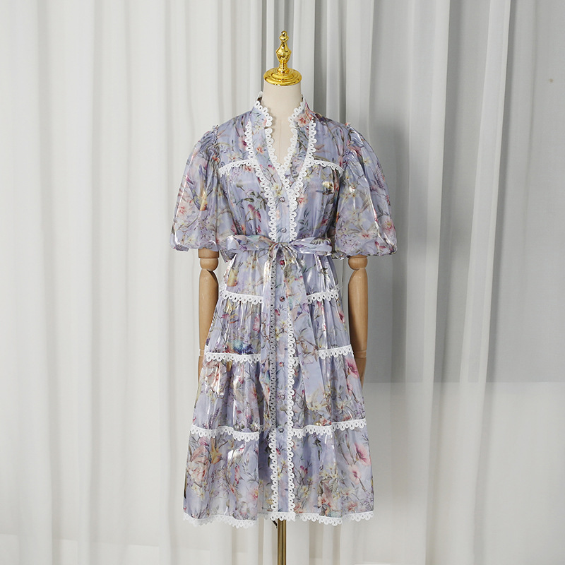 ZAMOR French Vintage Floral Te - đánh giá và giá French Vintage Floral Midi Dress