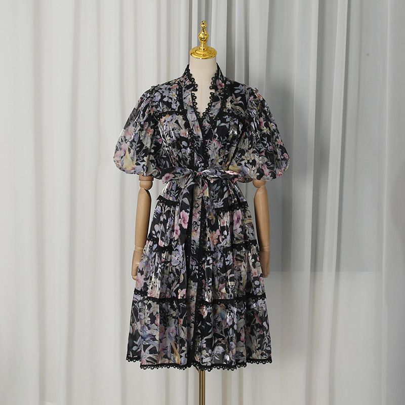ZAMOR French Vintage Floral Te - đánh giá và giá French Vintage Floral Midi Dress