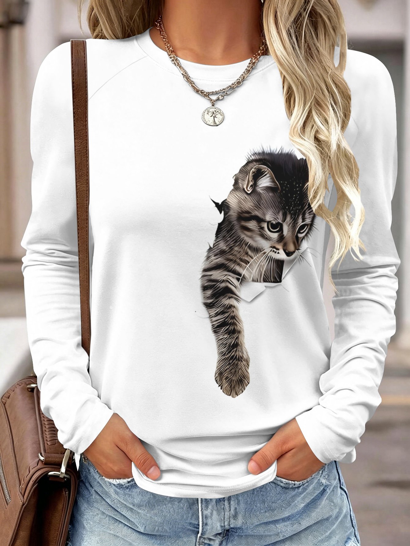 Women Long Sleeve Shirt Pocket - đánh giá và giá Blouses