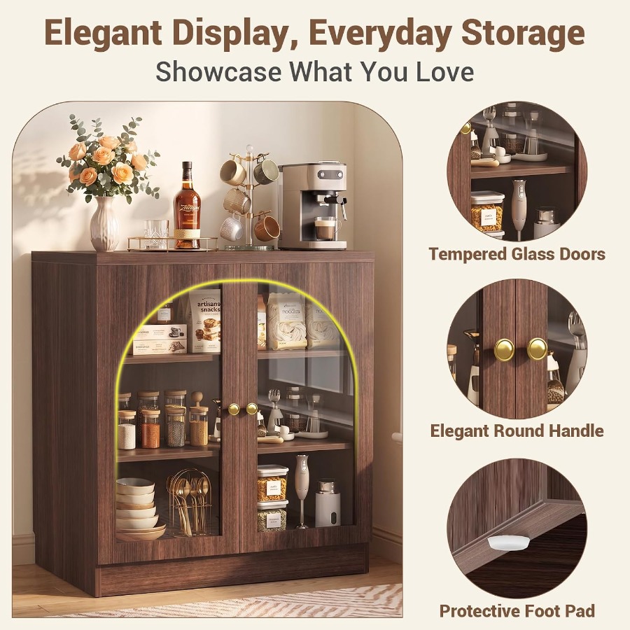 31.5 Sideboard Buffet Cabinet  - đánh giá và giá Tops