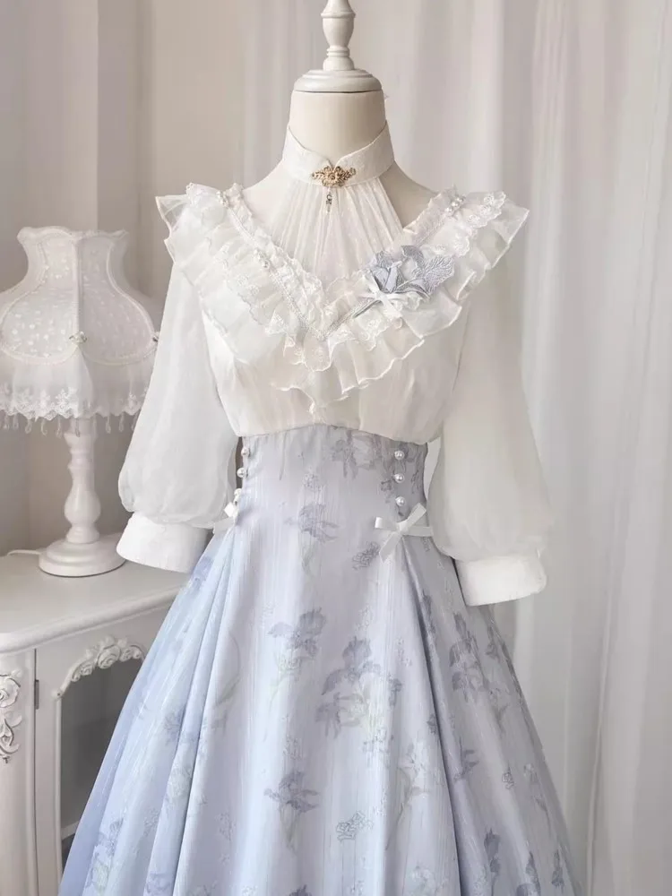 Elelgant Women Summer French V - đánh giá và giá French Vintage Floral Midi Dress