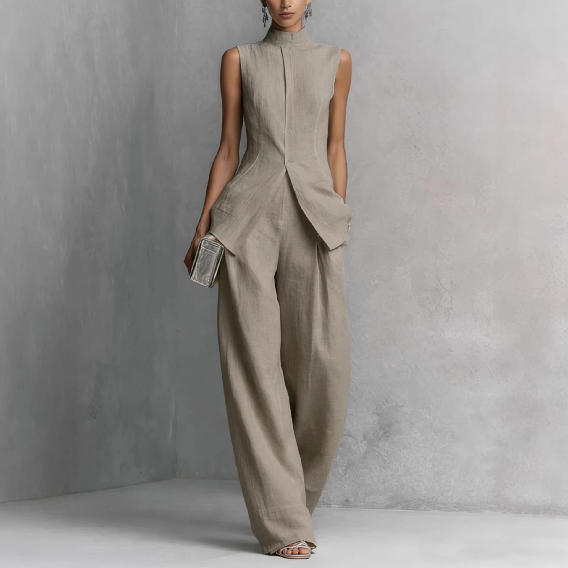 2026 Killed Cotton-linen Shirt - đánh giá và giá Casual Loose Linen Shirt Dress