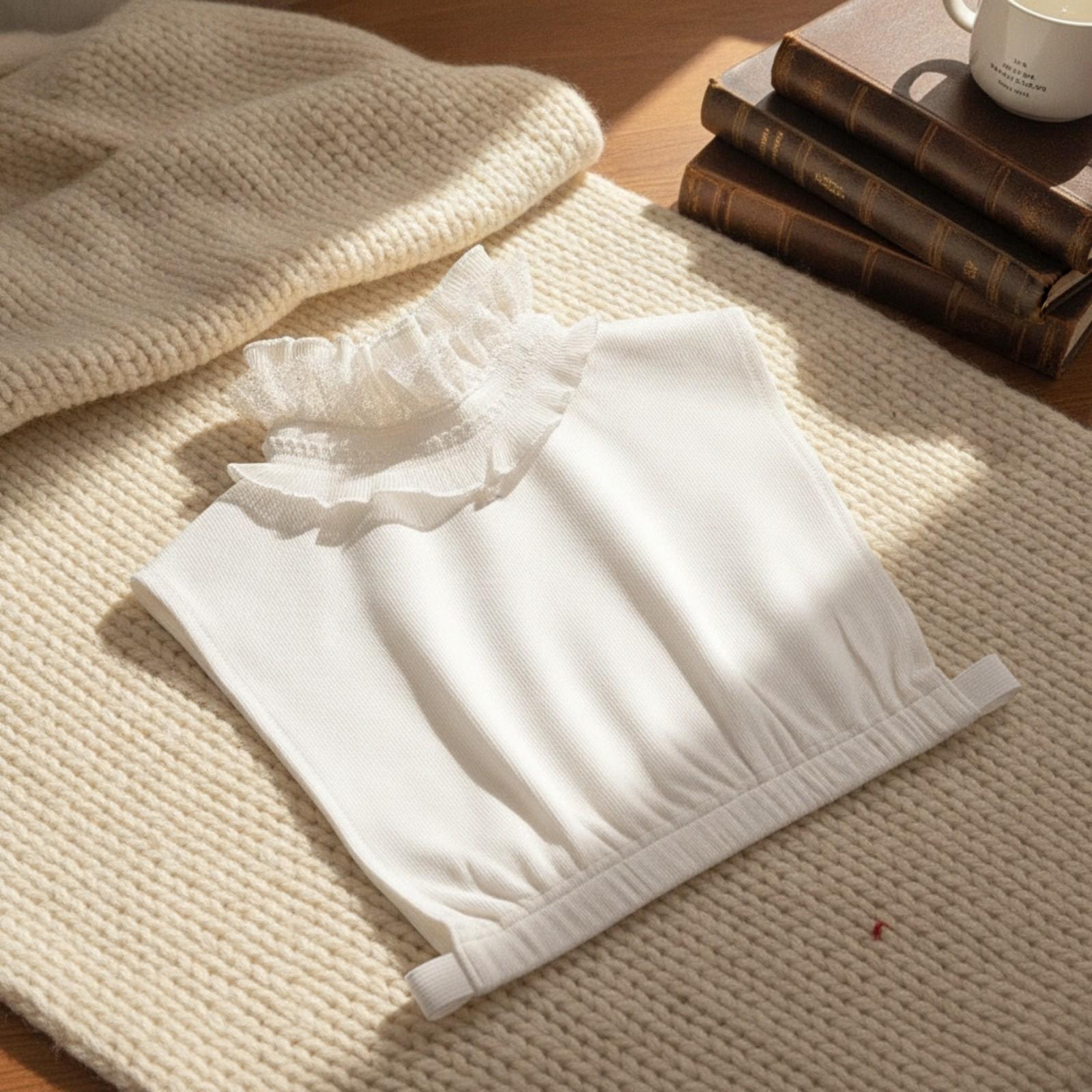Women Faux Turtleneck Knit Col - đánh giá và giá Tops
