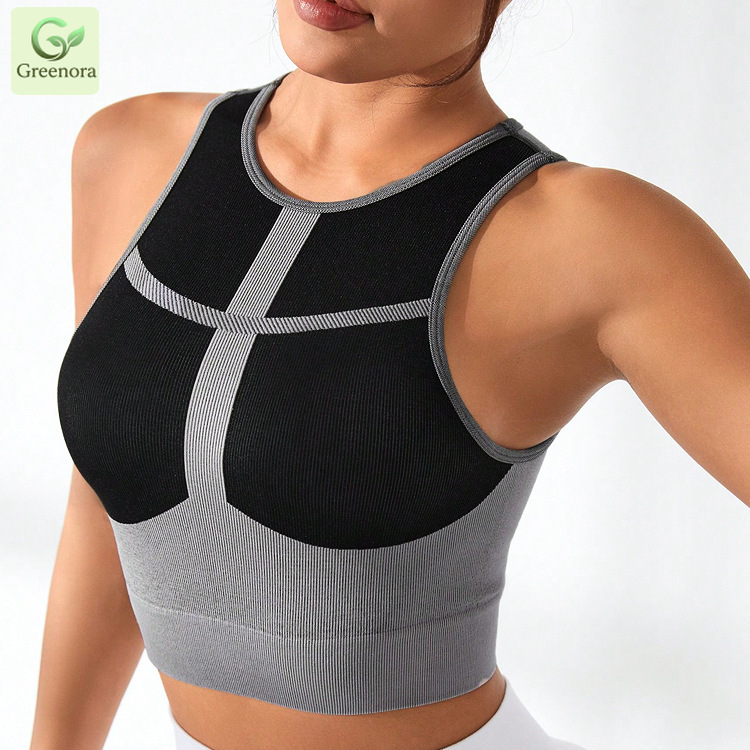 Seamless Sports Bra Women Ribb - đánh giá và giá Seamless Ribbed Workout Tank Top
