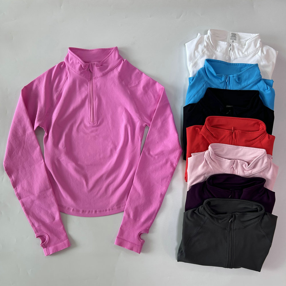 No Logo Yoga Jacket With Half  - đánh giá và giá Blouses