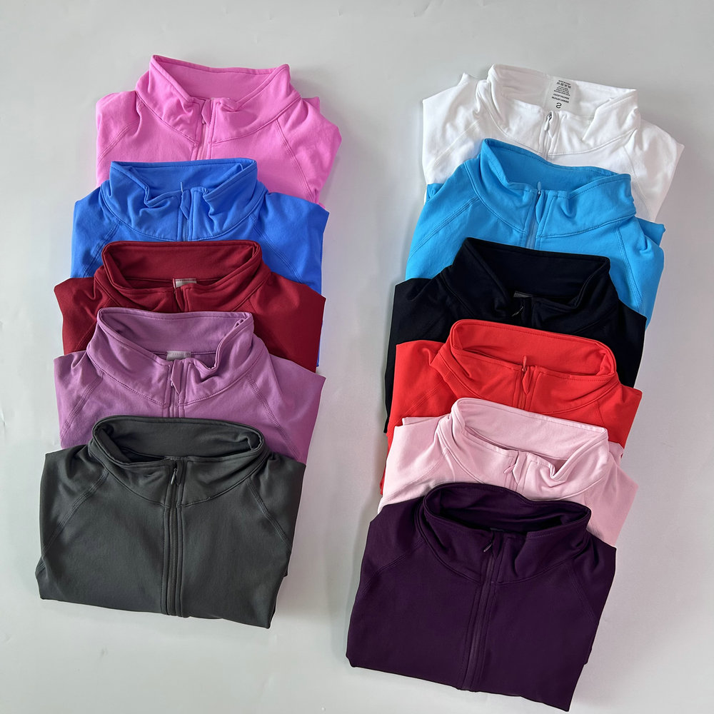 No Logo Yoga Jacket With Half  - đánh giá và giá Blouses