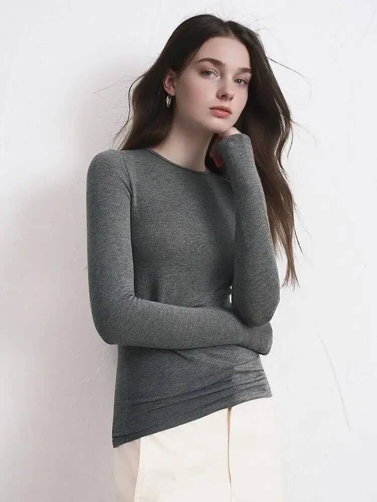 Women Cashmere Blend Long Slee - đánh giá và giá Blouses
